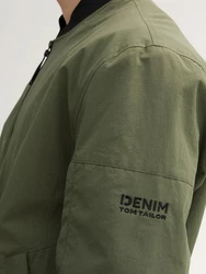 TOM TAILOR Denim Winterjacke Bomberjacke Dunkelgrün/Khaki/Grün