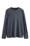 Next Langarmshirt mit Mesh Dunkelblau/Grau/Dunkelgrau/Blau