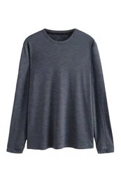 Langarmshirt Langarmshirt mit Mesh (1-tlg)