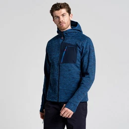 Trekkingjacke - Herren Tarbert Fleece Fleecejacke Sportjacke, blau