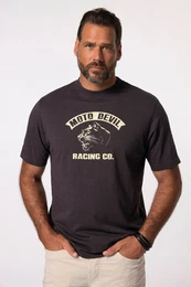 T-Shirt JP 1880 T-Shirt Halbarm Brustprint bis 8 XL