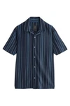 Next Kurzarmhemd Jersey-Hemd Blau/Dunkelblau/Hellblau