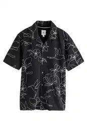 Kurzarmhemd Jersey-Hemd (1-tlg)