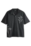 Next Kurzarmhemd Jersey-Hemd Schwarz/Dunkelgrau/Grau/Lila Next Kurzarmhemd Jersey-Hemd Schwarz/Dunkelgrau/Grau/Lila