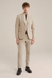 WE Fashion Jackenblazer Khaki/Beige/Braun