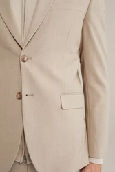 WE Fashion Jackenblazer Khaki/Beige/Braun