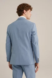 WE Fashion Jackenblazer Blau/Hellblau