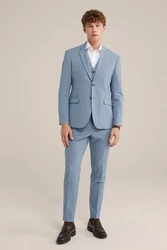 WE Fashion Jackenblazer Blau/Hellblau