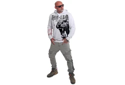 YAKUZA Hoodie Wildcat Weiß