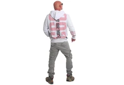 YAKUZA Hoodie Wildcat Weiß