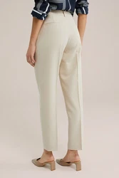 WE Fashion Anzughose Khaki/Beige/Braun