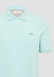 s.Oliver Poloshirt Basic Grün/Hellgrün/Türkis