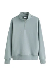Next Jersey-Sweatshirt mit Reißverschlusskragen 