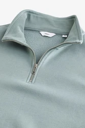 Next Jersey-Sweatshirt mit Reißverschlusskragen 