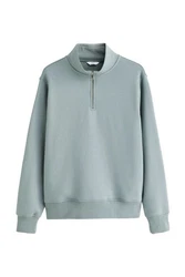 Next Jersey-Sweatshirt mit Reißverschlusskragen 