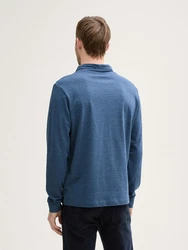 TOM TAILOR Langarmshirt mit Brusttasche Blau/Hellblau/Dunkelblau/Grau