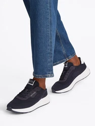 Tommy Hilfiger LIGHTWEIGHT RWB KNIT Keilsneaker Dunkelblau