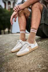 RIEKER Sport San Diego Sneaker Christoph Kramer Kollektion Rot/Beige/Creme/Weiß/Grau