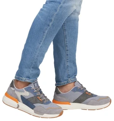 RIEKER Sport Sneaker Christoph Kramer Kollektion Grau/Blau/Hellblau