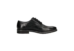 bugatti Schnürschuh Schwarz/Hellblau/Dunkelblau