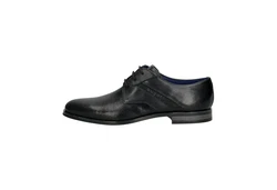 bugatti Schnürschuh Hellblau/Schwarz/Braun