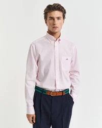 Gant Langarmhemd REG POPLIN STRIPE SHIRT Rosa/Lila