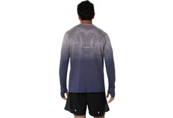 Asics Langarmshirt SEAMLESS LS TOP Dunkelblau/Hellblau/Grau/Lila