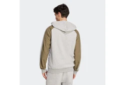 adidas Sportswear Kapuzensweatshirt M ESS CB FZ HD Hellgrau/Khaki/Grau/Beige