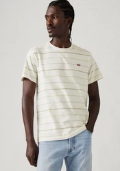 LEVI'S T-Shirt Original Housemark Tee Beige/Creme/Khaki/Hellgrün/Weiß