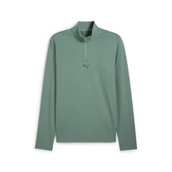 PUMA Sweatshirt CLOUDSPUN 1/4 ZIP Grün/Hellgrün