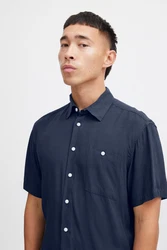 Blend Langarmhemd BHELLIOT SHIRT Blau/Dunkelblau/Hellblau