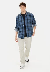 camel active Hemd Blau/Hellblau/Dunkelblau
