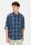 camel active Hemd Blau/Hellblau/Dunkelblau