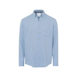 Langarmhemd uni regular fit (1-tlg)