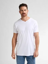 T-Shirt 2-er Pack Basic-T-Shirt V-Ausschnitt