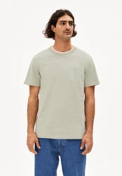 Armedangels T-Shirt MAARKOS POCKET Khaki/Dunkelgrün/Hellgrün