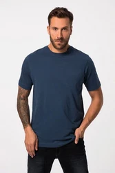 JP1880 T-Shirt Basic Rundhals Dunkelblau