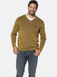 Jan Vanderstorm Strickpullover KEIMO Gelb/Dunkelgrün/Braun/Beige/Khaki