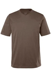 JP1880 T-Shirt Basic V-Ausschnitt Khaki/Dunkelgrün/Dunkelbraun/Grau