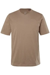 JP1880 T-Shirt Basic V-Ausschnitt Khaki/Dunkelgrün/Beige