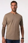 JP1880 T-Shirt Basic V-Ausschnitt Khaki/Dunkelgrün/Beige