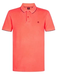 Petrol Industries Poloshirt 'Wave' Rosa/Rot