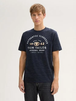 TOM TAILOR T-Shirt mit Logo Print
