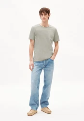 Armedangels T-Shirt JAAMES BRUSHED Khaki/Dunkelgrün/Hellgrün