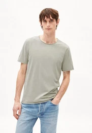 T-Shirt JAAMES BRUSHED Herren T-Shirt aus Bio-Baumwolle (1-tlg) T-Shirt aus Bio-Baumwolle