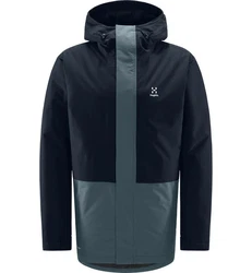 Haglöfs Herren Salix Proof Mimic Parka Dunkelblau/Blau