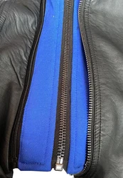 Redbridge Herren Bikerjacke mit Kapuze Schwarz/Blau