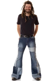 Schlagjeans Herren Patchwork STAR DEJA-VU