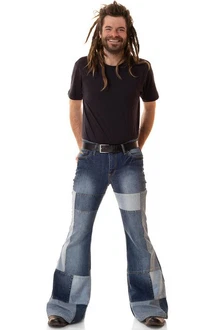 Comycom Schlagjeans Patchwork STAR DEJA-VU