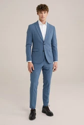 WE Fashion Jackenblazer Blau/Hellblau/Dunkelblau/Grau